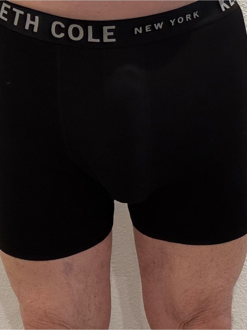 Kenneth Cole Black Men's Boxer Briefs with Branded Waistband